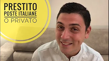 Cosa ci vuole per fare un prestito con la posta?
