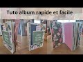 Tuto album rapide et facile pour 32 photos 10x15cm scrapbooking scrap action