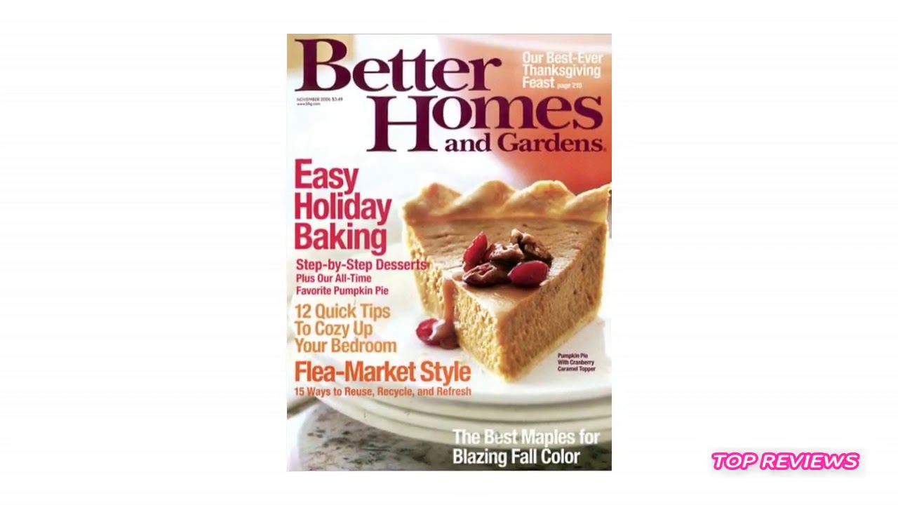Better Homes & Gardens 2018 Print Magazine recipes Better homes and