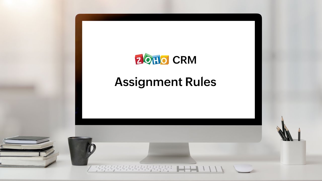 lead assignment rule zoho crm