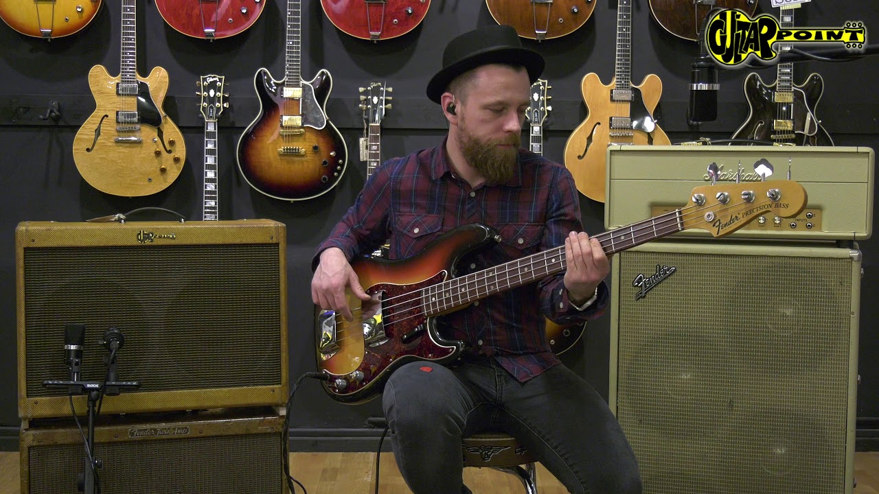 1968 Fender Precision Bass - 3t-Sunburst / GuitarPoint Maintal / Vintage Guitars
