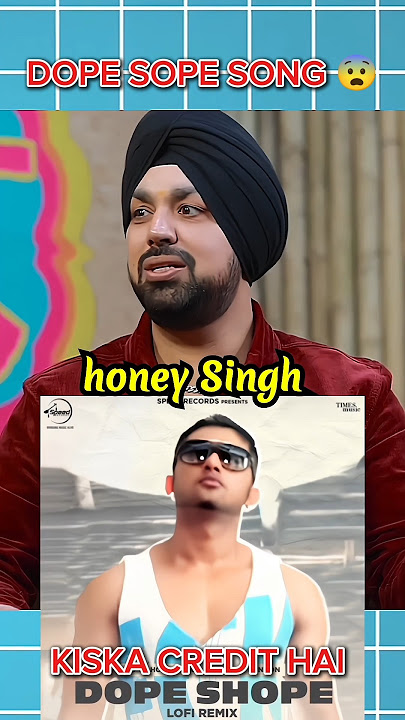 Dope Sope Gaana Kisne Likha | Yo Yo Honey Singh ✅, #honeysingh #badshah #thelallantop #shorts
