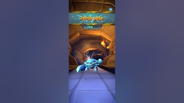 Crash Bandicoot: On the Run! Frosty Crab Defeated! Lvl 🦀 🦀