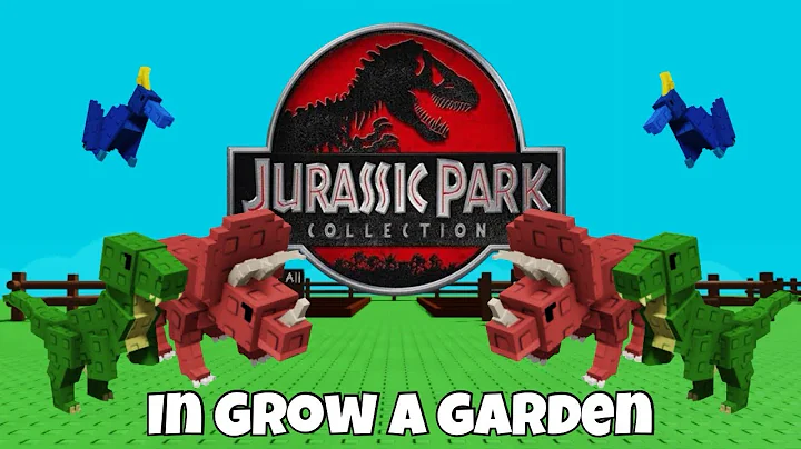 I Built Jurrasic Park In Grow A Garden