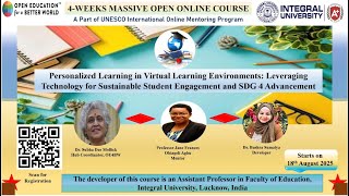 MOOC Week 4 Tutorial | Evaluating Personalized Learning & Aligning with SDG 4