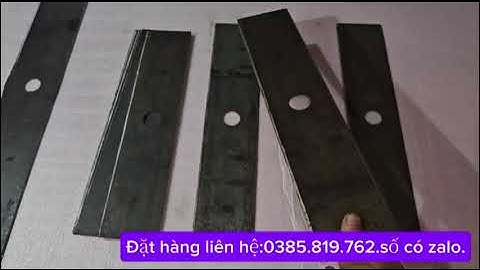 Chế từ lưỡi cưa xẻ gỗ lưỡi cưa CD làm lưỡi phát cỏ cho máy phát cỏ vườn bãi phát nhẹ sắc ngọt.