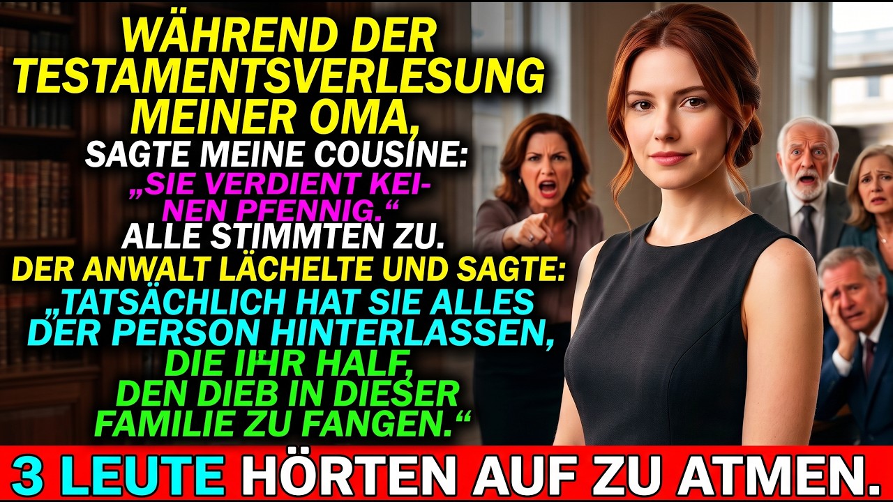 „Du Dieb!" schrien sie bei Omas Testamentseröffnung — Der Anwalt hatte noch ein Video