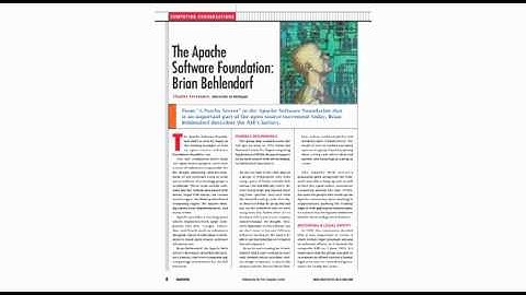 Computing Conversations: The Apache Software Foundation: Brian Behlendor