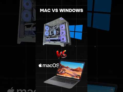 Mac vs Windows #пк #apple #games #сборкапк #intel #amd #nvidia #приколы #мем #mac #windows