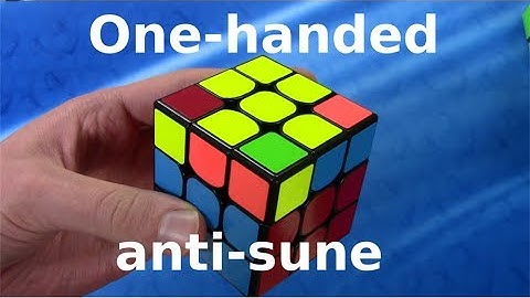 [#26] One-handed full OLL Fingertricks and Tutorial (anti-sune)