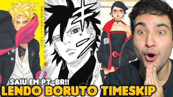 Animes In Japan 🎄 on X: PATROAAA, Vazou o design completo de Sarada Uchiha  pro time-skip do mangá de Boruto- Two Blue Vortex. 📌 O mangá retorna  oficialmente no dia 21 de