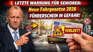 🚨 DRINGEND: STVO 2026 Deutschland tritt morgen in Kraft – Senioren riskieren Führerscheinverlust