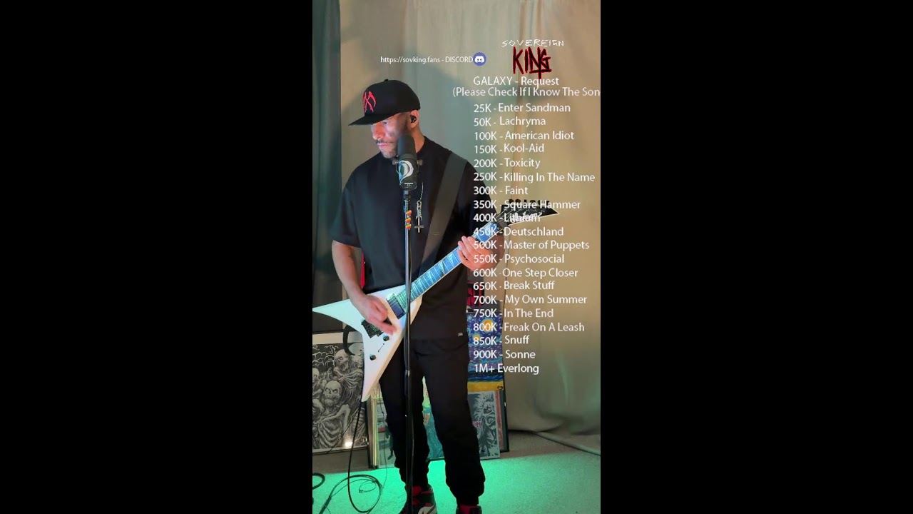 Vocal + Guitar Jam! (Metallica, Slipknot, Linkin Park, Deftones, SOAD, Rammstein, Requests etc.)