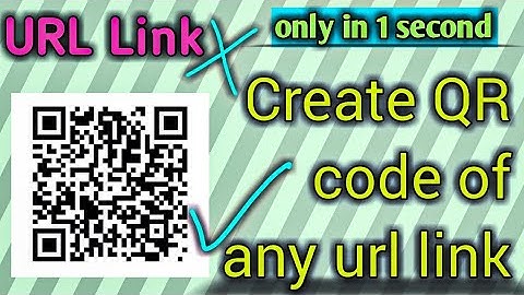How to create QR code of any url link ||  convert youtube channel link into a qr code || TechYogi