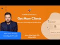 Get more clients lead generation webinar with daniel priestley