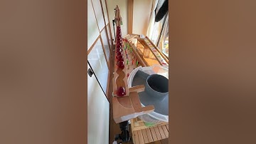 Marble Run (Rotating Bucket, Wiggling, Wooden Sound Device and Aquarium Course) #2 #ASMR