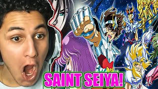 First Time Reacting To All Saint Seiya Openings 1-4