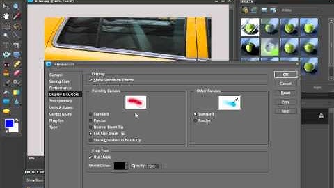 Photoshop Tutorial - Preferences - Display & Cursors