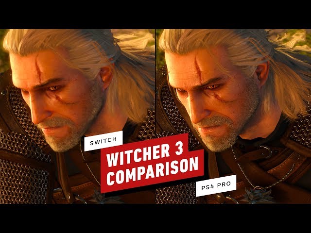 The Witcher 3 Nintendo Switch vs PS4 Early Graphics Comparison 