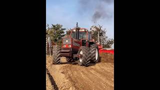 FiatAgri 180-90 TURBO DT on fire 🔥🔥🔥🔊🔊 #fiatagri #180 #agriculture #farming  By:andre_trattori