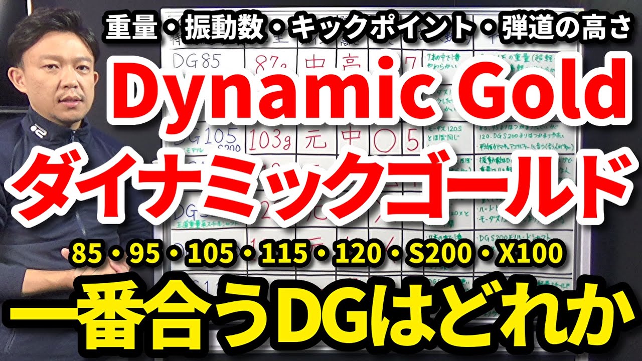 【ほぼ未使用】ダイナミックゴールド 105 S200 シャフトのみ  5～PW用