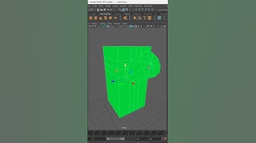 correct your green object in maya? #maya3d#autodeskmaya#mayatips#3dmodeling#3danimation#viral