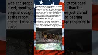 TOWN'S CONDEMNED BRIDGE EXPOSED AS HELD TOGETHER BY HONEYBEES 🐝🌉😂