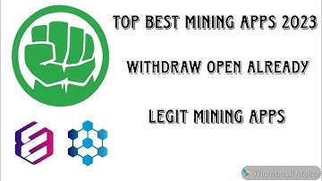 Top 3 Real Mobile Mining Apps 2023 || Withdraw Open Already || Legit Mining Apps || Don
