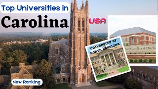 Top 5 Universities in North Carolina | Best University in North Carolina