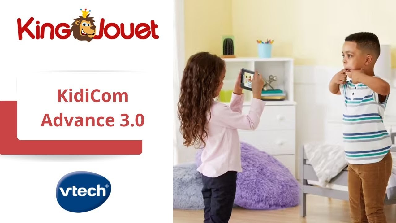 Téléphone KidiCom Max bleu VTech : King Jouet, Tablettes et