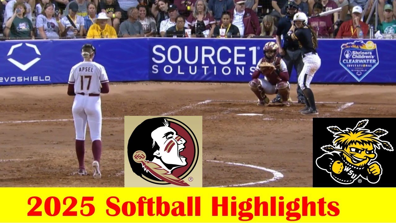 Wichita State vs #9 Florida State Softball Game Highlights 2 15 2025