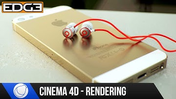 Cinema 4D & Octane 2.0 Rendering Tutorial - The iPhone5 & Beats Earphones Part 1 HD