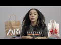 ZARA/H&amp;M SUMMER AND SPRING HAUL | TRY ON