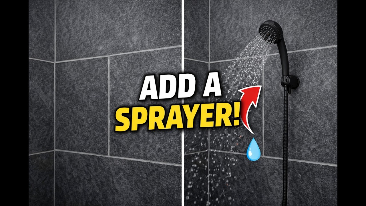 How To Install a Handheld Shower Sprayer | Step-by-Step DIY Guide - YouTube