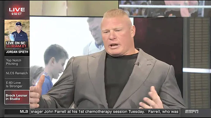 Brock Lesnar Responds to Dana White Calling Pro Wr...