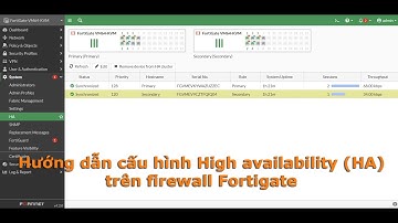 Cấu hình HA Firewall Fortigate - How to configure HA on Fortigate