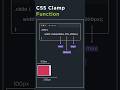 Stop using media queries ❌ Use CSS clamp() instead 🚀#short#coding #explore#trending#webdesign