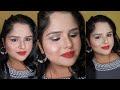 Glam party makeup, wedding guest makeup, #christmasmakeup #festivemakeup #makeup #glittereyemakeup