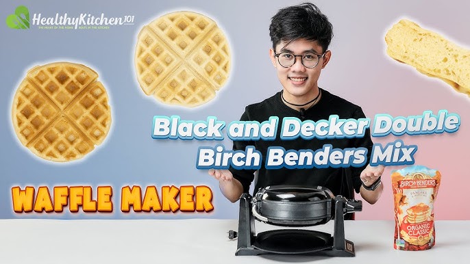 Black+Decker 4 waffle Black Stainless Steel Waffle Maker