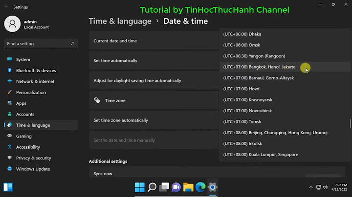 Lỗi đồng bộ đồng hồ với time.windows năm 2024