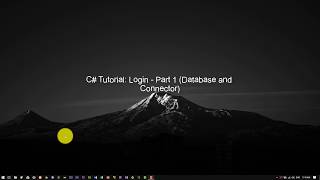 C# + MYSQL Tutorial : Login App (Part 1)