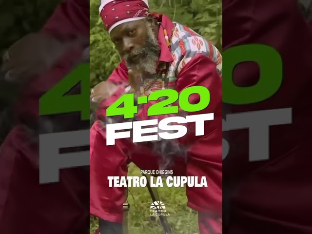 See Capleton live 4/20/24 with The Prophecy Band @420fest_cl 📍Teatro La Cúpula in Chile
