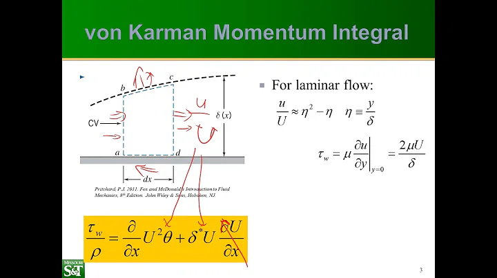 NE 3221   M04   03 Momentum Integral Equation