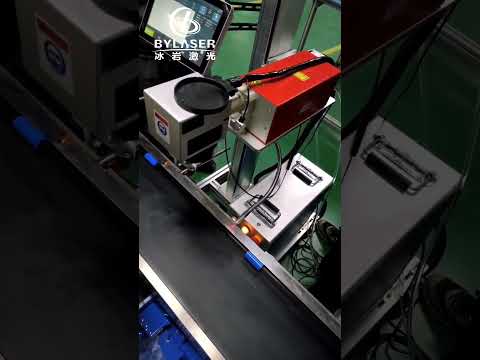 UV flying laser marking machine marking on batteries#laserengraving  #lasermarkingmachine #laser