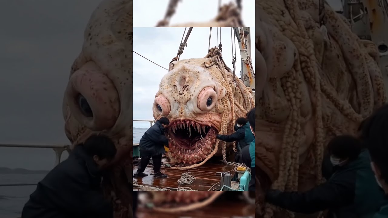 Huge Deep Sea Monster Caught Ytshorts Amazing Fishing Ocean Deepsea Ai Pacific