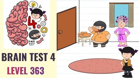 🧠 Brain Test 4 Level 363 | I must sneak out of the house | Walkthrough