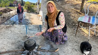 : K"OY EVIMDE TAMIRAT TADILAT !? BALKONU B"UY"UT"UYORUZ / G"OVECTE KURU FASULYE 