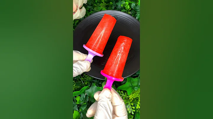 Strawberry popsicle #homemade #icecream #drink #shorts @Itsmuntahakhanam