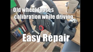Logitech Driving Force GT DFGT calibration / centering problem fixed