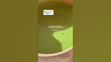 Viral matcha microfoam fail :( #matcha #matchalatte #matchatutorial